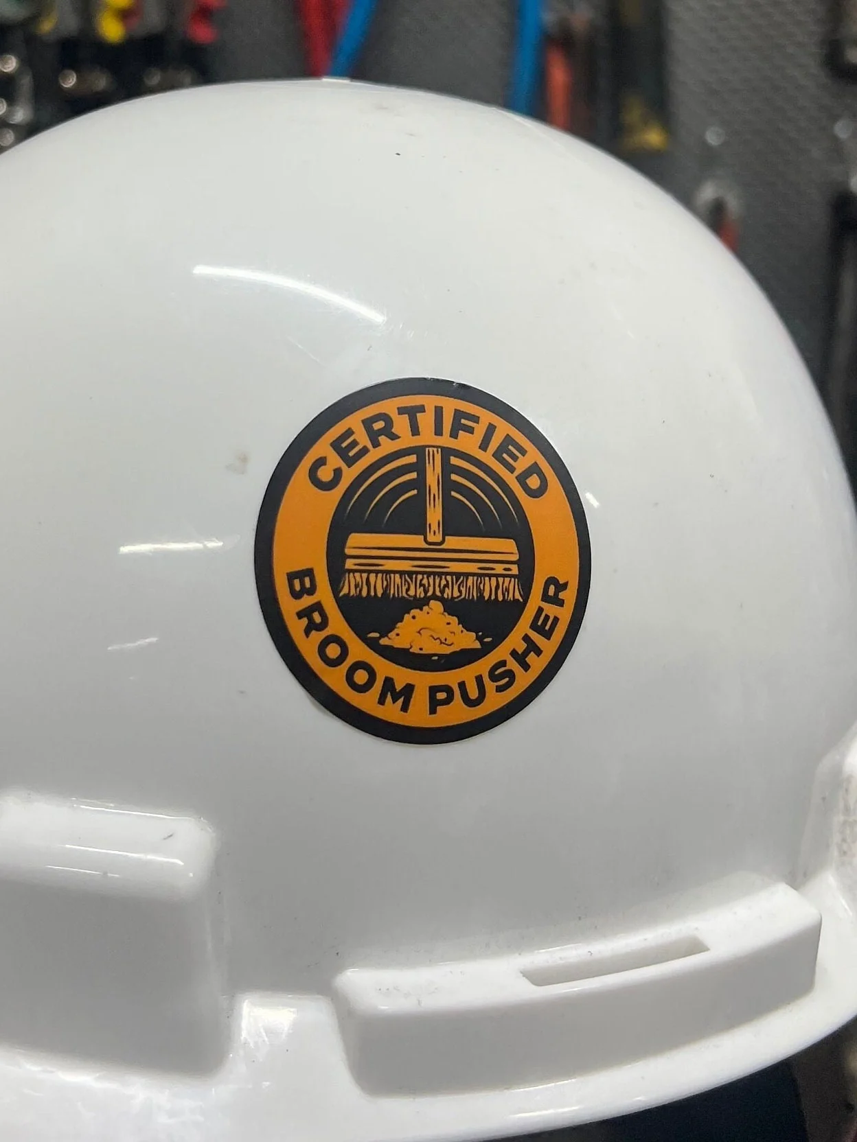 Certified Broom Pusher Sticker - Image 2