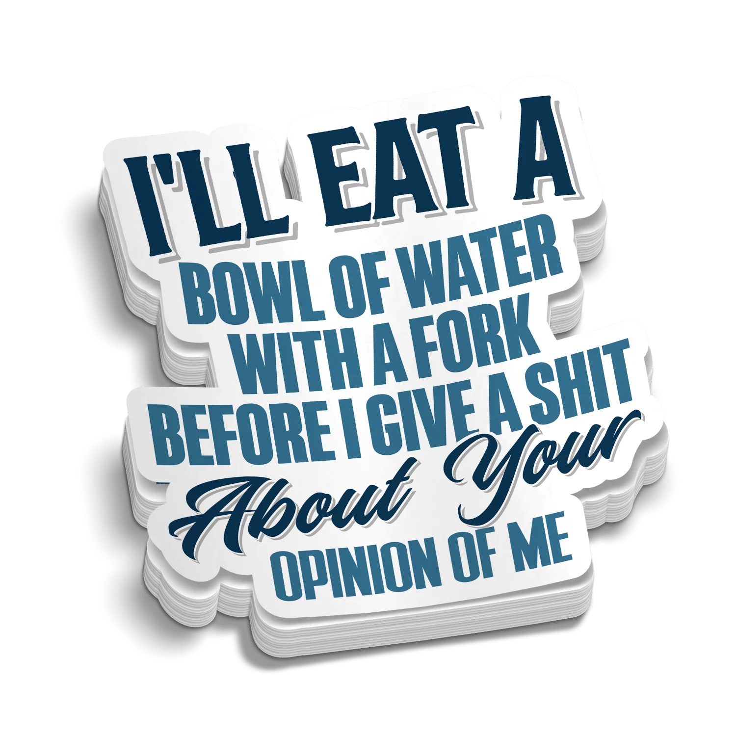 Opinion Of Me - Hard Hat Decal