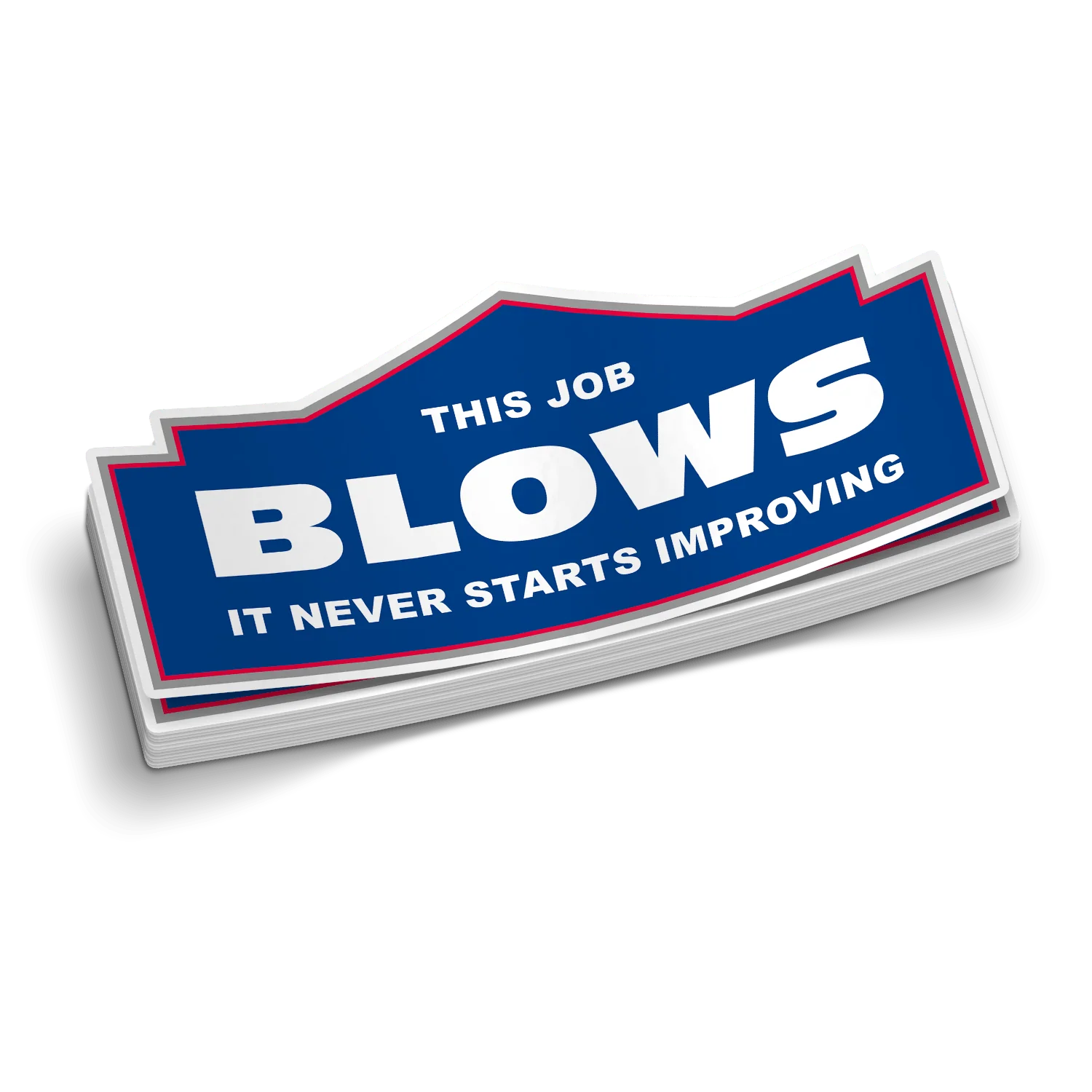 This Job Blows Hard Hat Decal