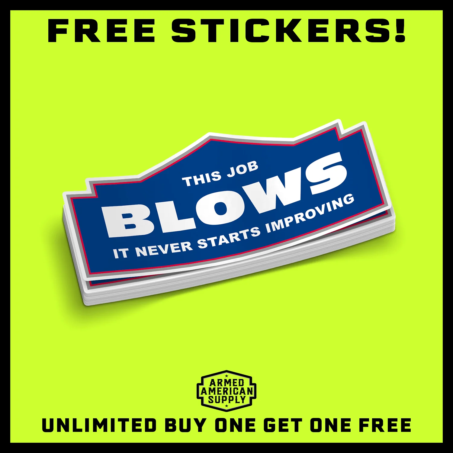 This Job Blows Hard Hat Decal - Image 2